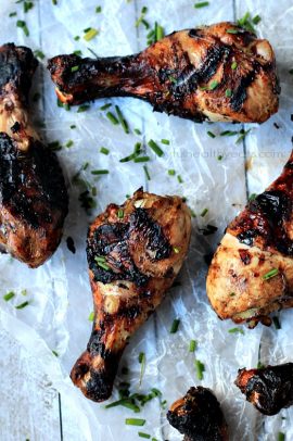 Sweet Savory Balsamic Glazed Grilled Chicken ... these are to die for! | www.joyfulhealthyeats.com #paleo #glutenfree