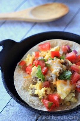 Sausage Egg & Cheese Breakfast Tostadas_4