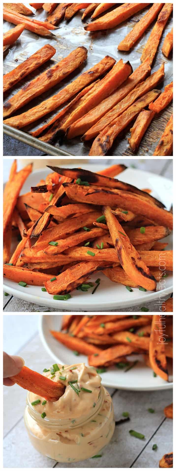 Crispy Baked Sweet Potato Fries with a Chipotle Lime Aioli | Healthy ...