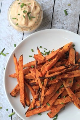 Baked Sweet Potato Fries with Chipotle Lime Aioli_2