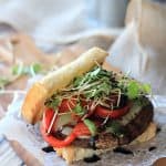 Grilled Portobello Burger with Balsamic Reduction