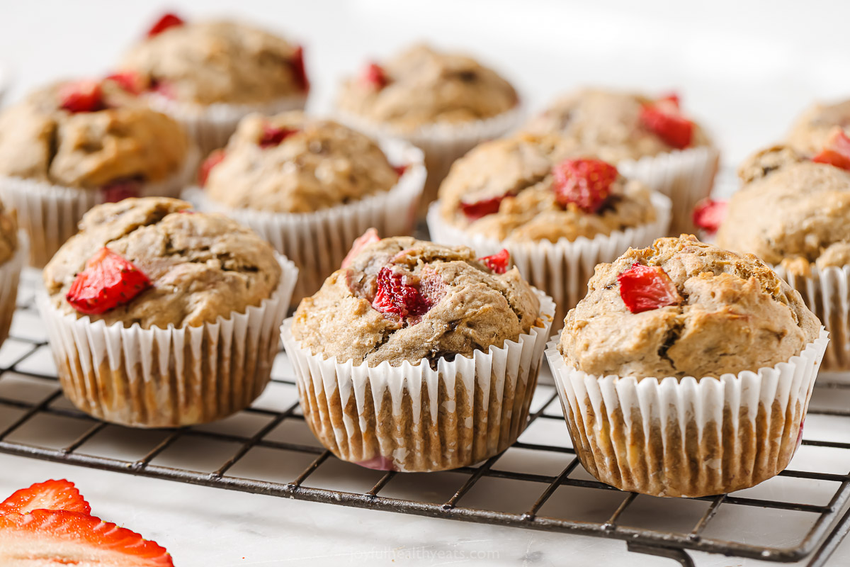 Strawberry banana muffins recipe happy healthy eating story telling co