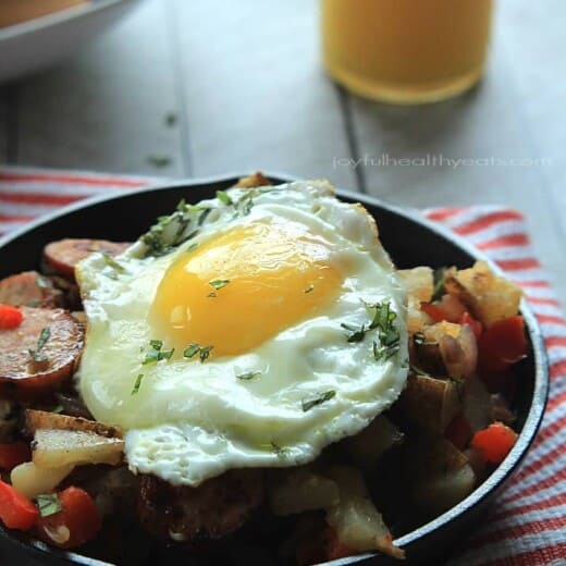 Chicken Sausage Pepper & Potato Hash 2