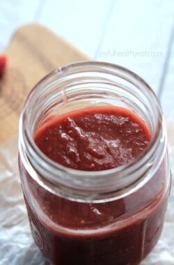 Close-up Image of Raspberry Chipotle BBQ Sauce
