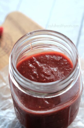 Close-up Image of Raspberry Chipotle BBQ Sauce