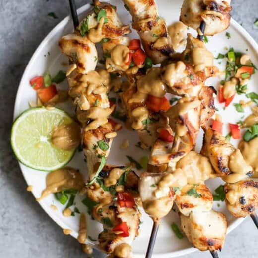 Sesame Lime Chicken with Spicy Thai Peanut Sauce - web-5