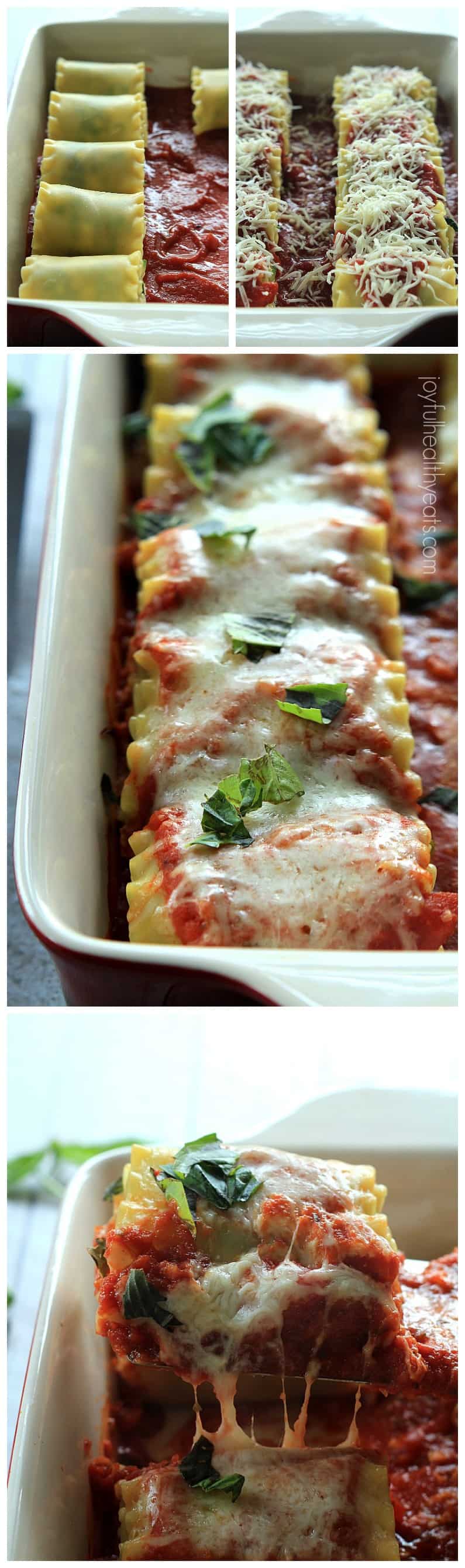 The Best and Healthiest Lasagna you will ever eat.. Skinny Vegetable Lasagna Rolls | www.joyfulhealthyeats #vegetarian