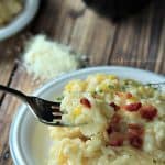 Image of Creamy Leek Risotto with Salted Pancetta