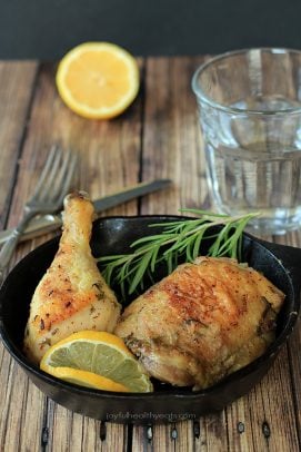 Lemon Rosemary Baked Chicken Image