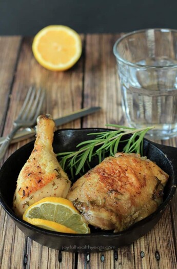 Lemon Rosemary Baked Chicken Image