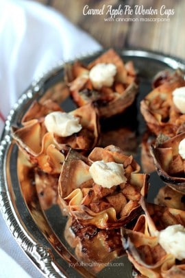 Caramel Apple Pie Wonton Cups with Cinnamon Mascarpone_2