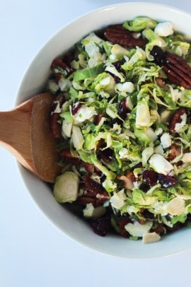 Shaved Brussels Sprouts Harvest Salad with Hard Apple Cider Vinaigrete-3