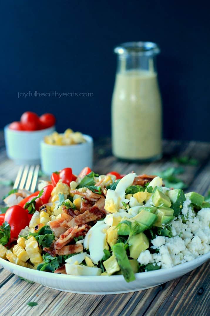 Image of my Southwestern Cobb Salad with Poblano Dressing