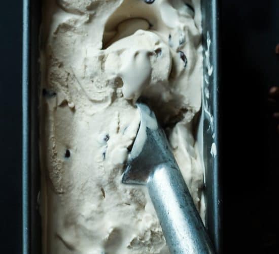 My wildest dessert dreams can true with this Espresso Chocolate Chip Ice Cream; its dairy free, sugar free and absolutely amazing! Win! | www.joyfulhealthyeats.com #paleo
