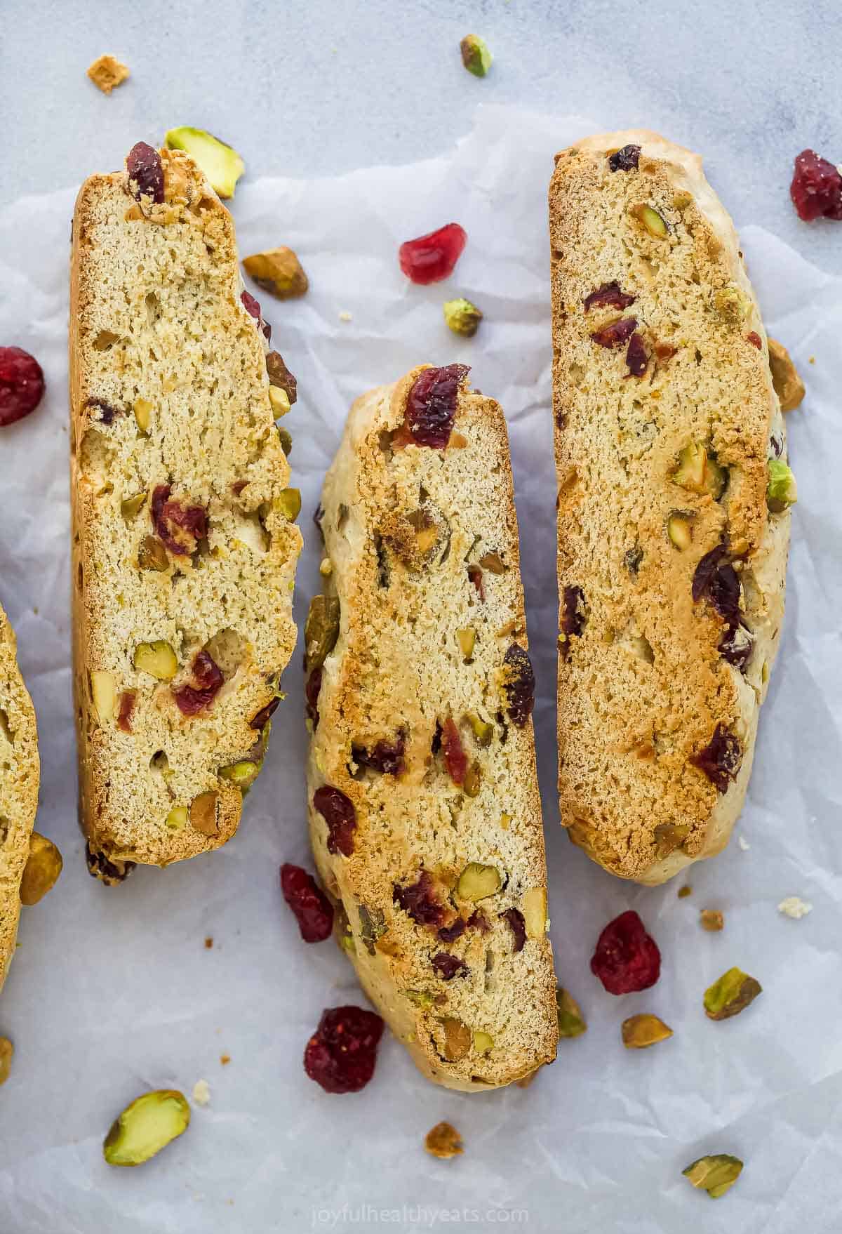 Gluten Free Cranberry Biscotti