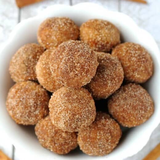 Image of Snickerdoodle Energy Balls in a Bowl