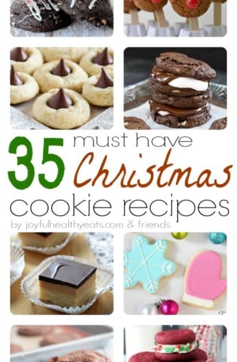 A Collage of Eight Festive Kinds of Christmas Cookies