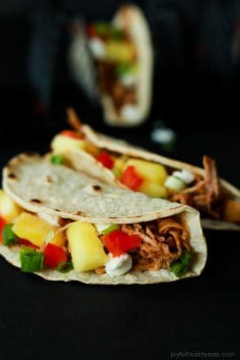 Image of Crock Pot Hawaiian Pork Tacos