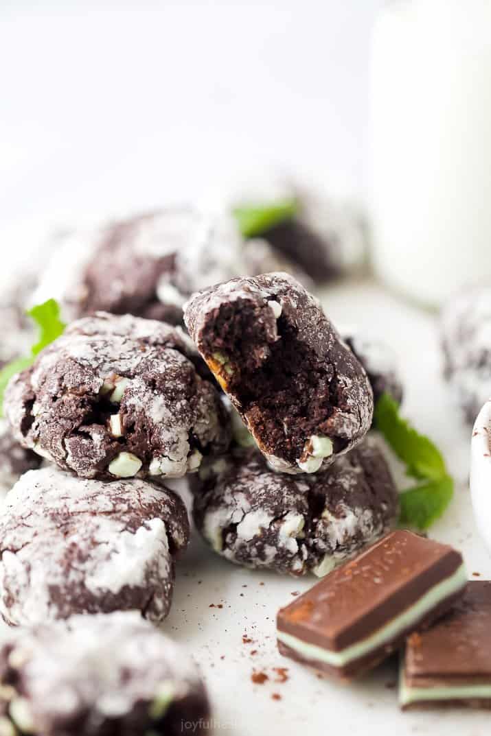 chocolate cookie with a bite taken out