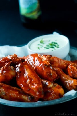 Classic Buffalo Baked Chicken Wings-3