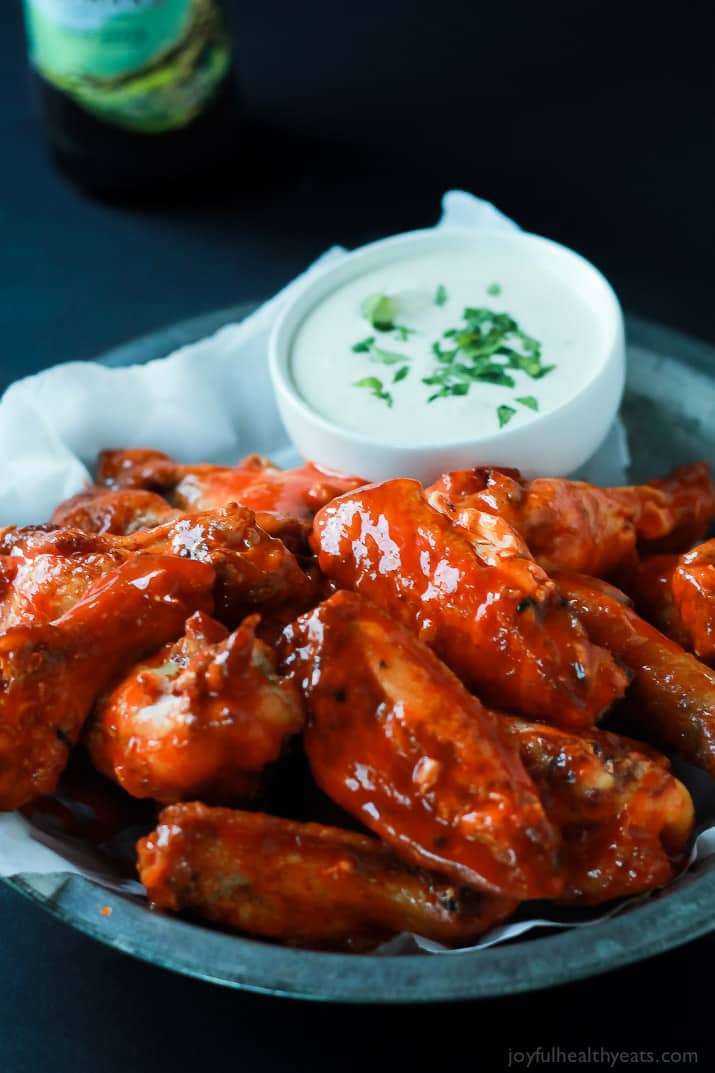 Classic Buffalo Baked Chicken Wings