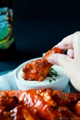 Classic Buffalo Baked Chicken Wings-6