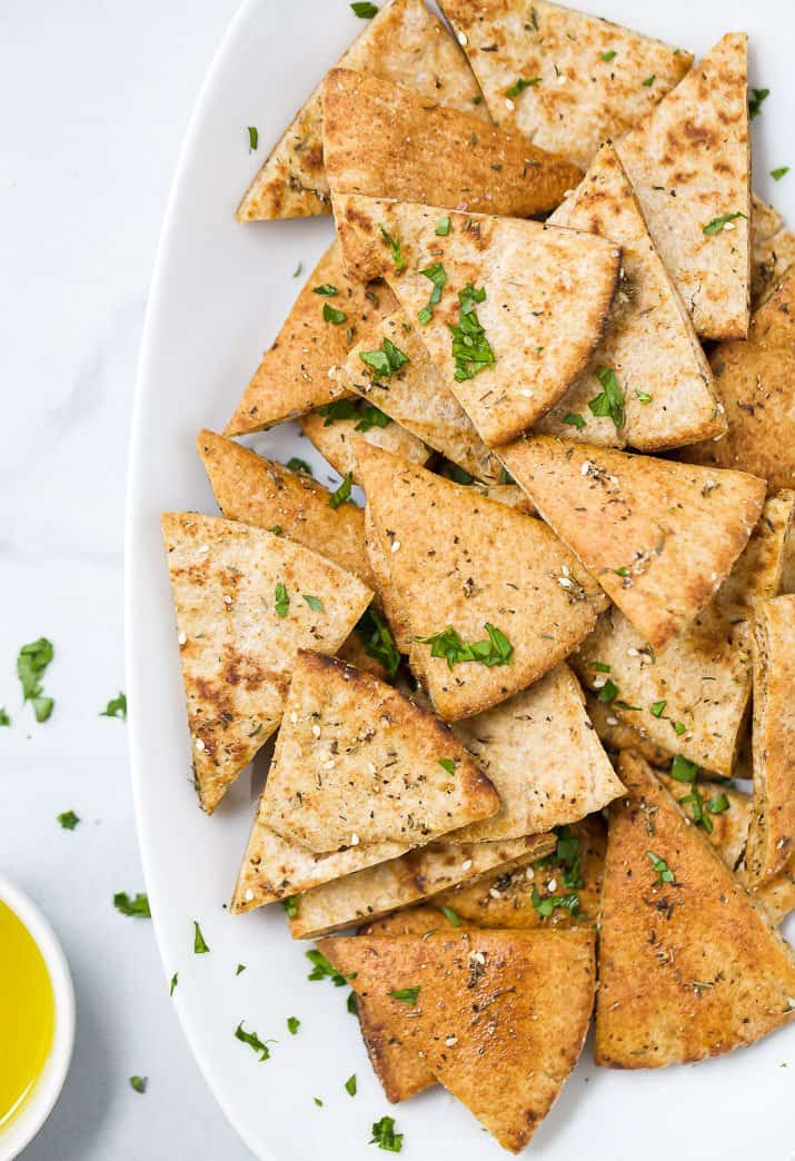 Homemade Baked Pita Chips  How to Make the Best Pita Chips!