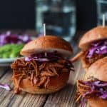 pulled pork sliders with cabbage slaw