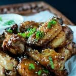 Image of Honey Mustard Baked Chicken Wings