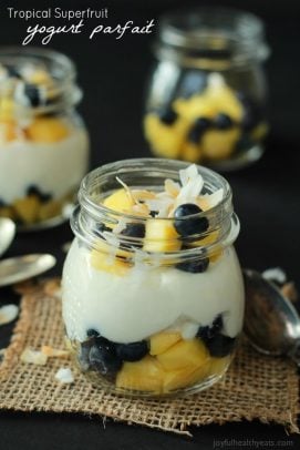 Tropical Superfruit Yogurt Parfait