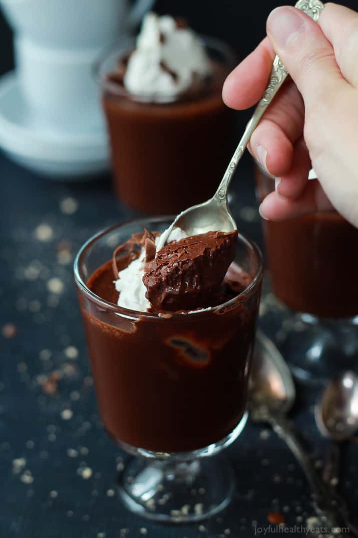 A Spoon Full of Peanut Butter Chocolate Mousse