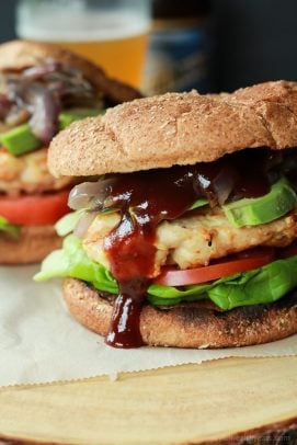 BBQ Chicken Burgers with Caramelized Onions-4