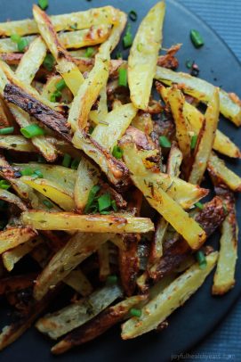 Crispy Baked Garlic Parmesan Fries-7