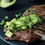Grilled Flank Steak with Avocado Chimichurri-2