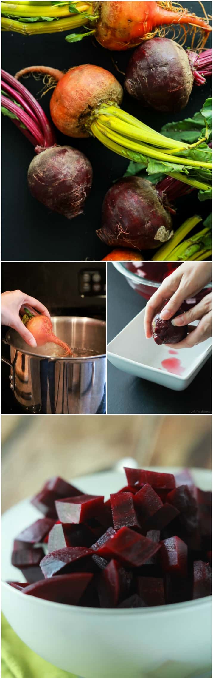 Easy step by step tutorial on how to cook beets. Great for smoothies, side dishes, salads, or just snacking. Full of nutrients and antioxidants! | gluten free recipes | healthy eating