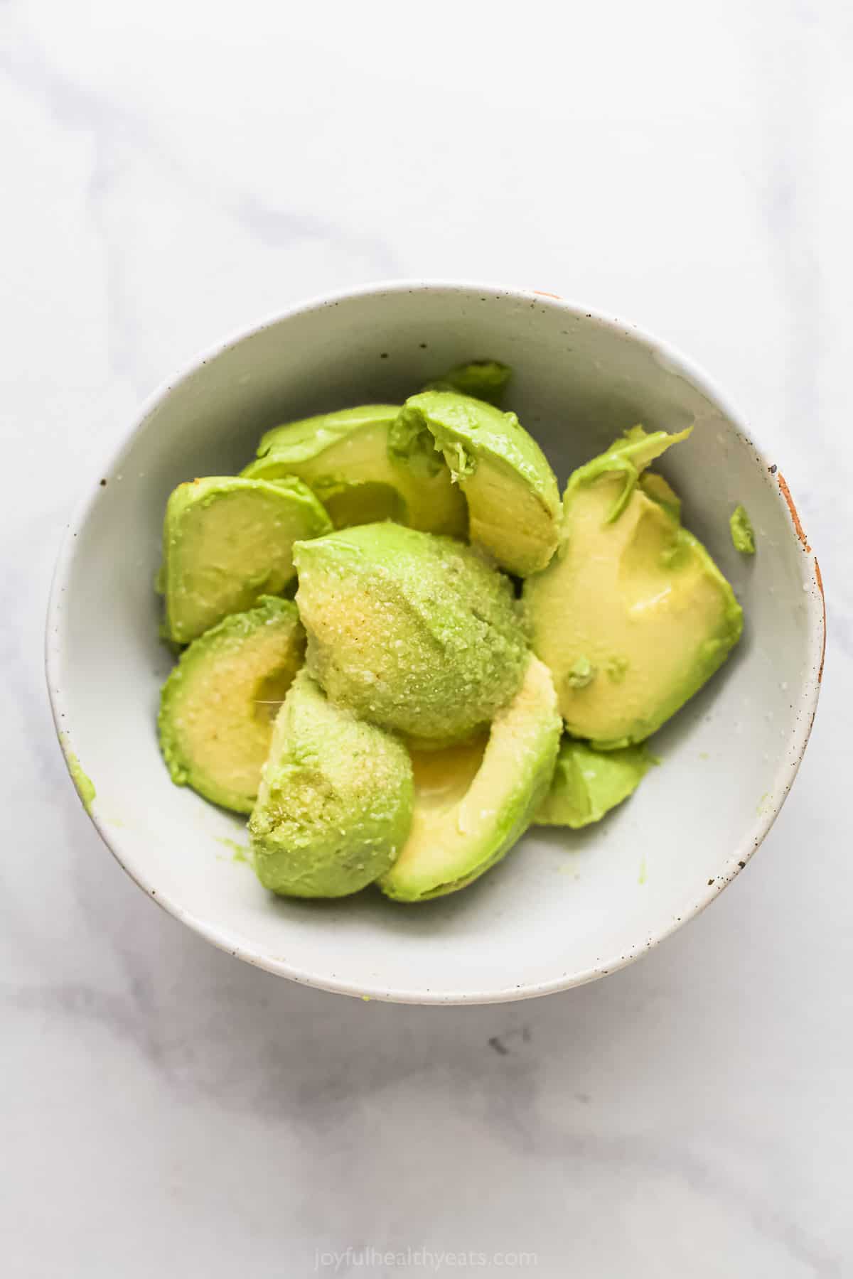 Avocados in a bowl.