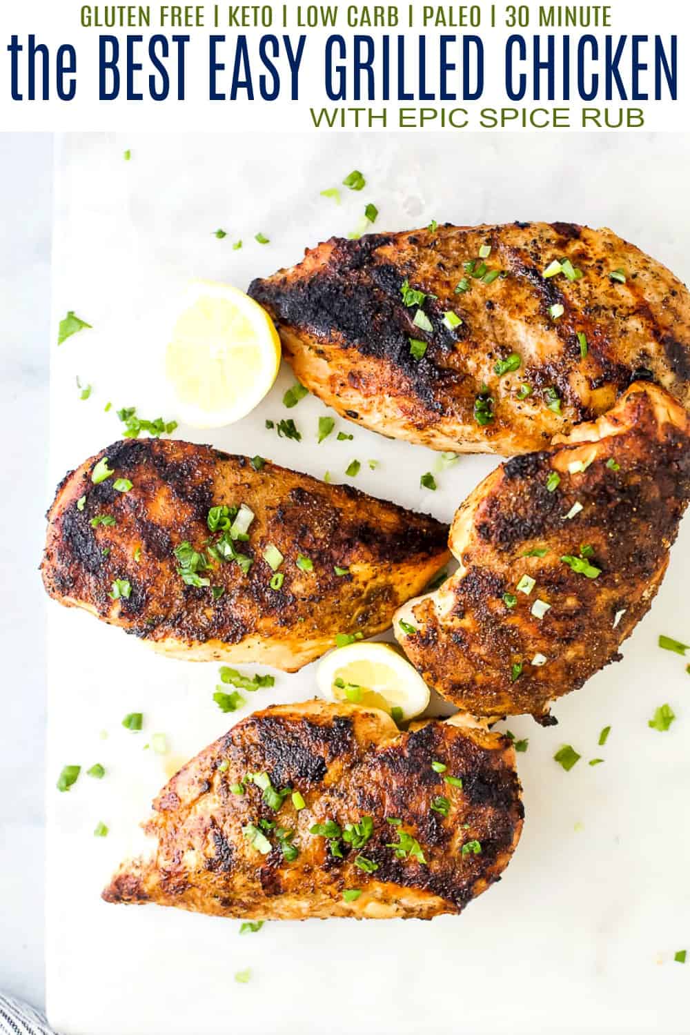 Juicy Grilled Chicken Breast With Homemade Spice Rub Easy Recipe