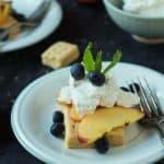 Grilled Peach Shortcake with Coconut Whipped Cream-7