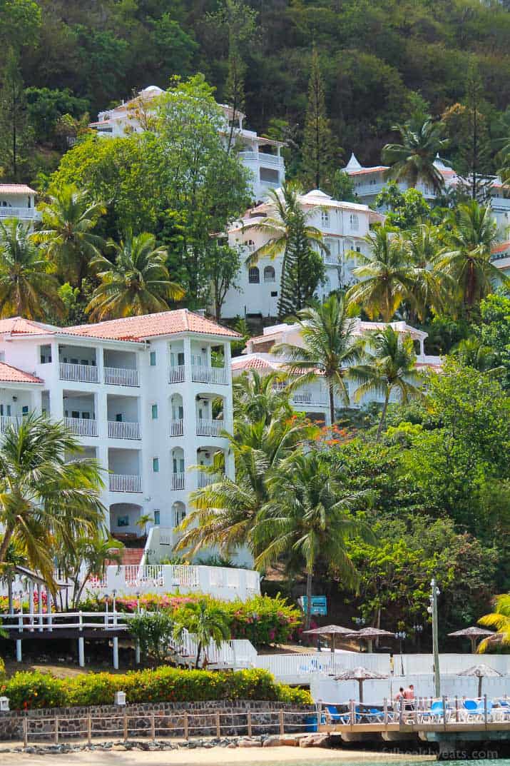 Traveling to St. Lucia and all about our stay at the Windjammer Landing Resort & Spa, paradise in the Caribbean! | joyfulhealthyeats.com #travel #dreamvacations #caribbean 