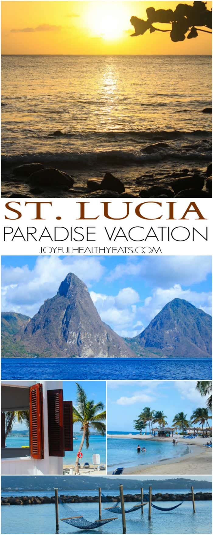 Traveling to St. Lucia and all about our stay at the Windjammer Landing Resort & Spa, paradise in the Caribbean! | joyfulhealthyeats.com #travel #dreamvacations #caribbean 