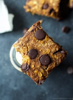 Chocolate Chip Pumpkin Bars Recipe-6