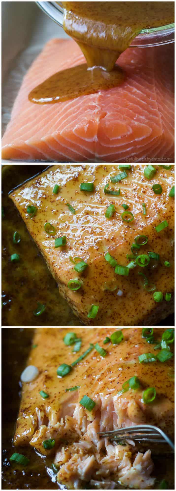 Steps to prepare Dijon Maple Glazed Salmon