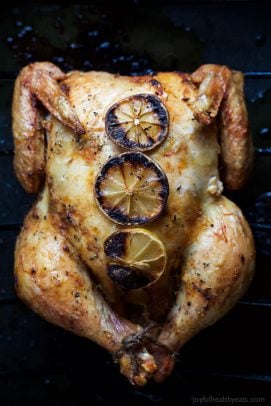 Oven Roasted Chicken with Garlic Lemon Butter-2