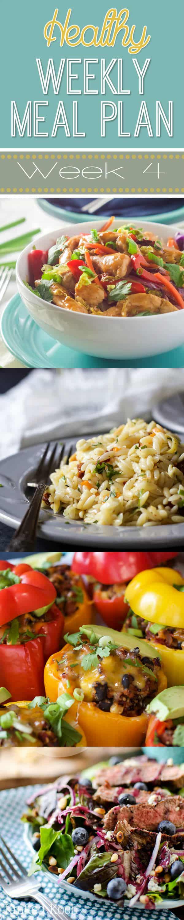 Healthy Weekly Meal Plan 56 Yummy Healthy Easy