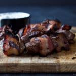 Bacon Wrapped Tenderloin Bites with Creamy Horseradish Sauce-8