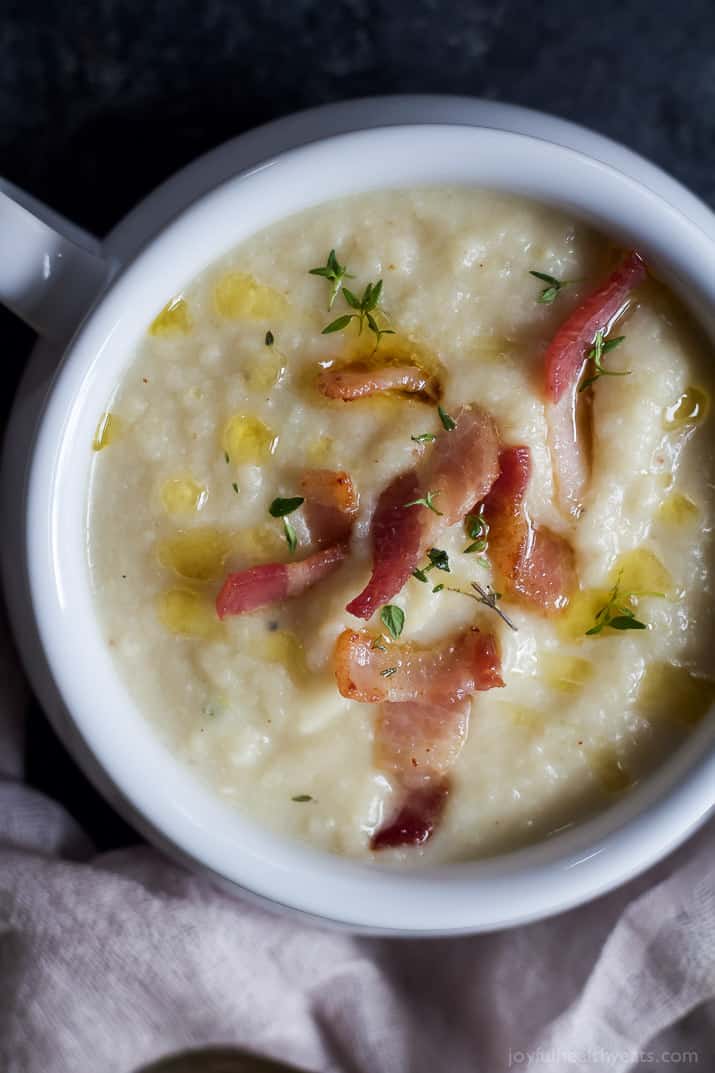 Cauliflower Soup With Bacon Recipe