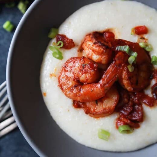 Cajun Shrimp and Smoked Gouda Grits-7