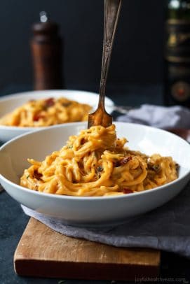 Image of Creamy Butternut Squash Alfredo Pasta