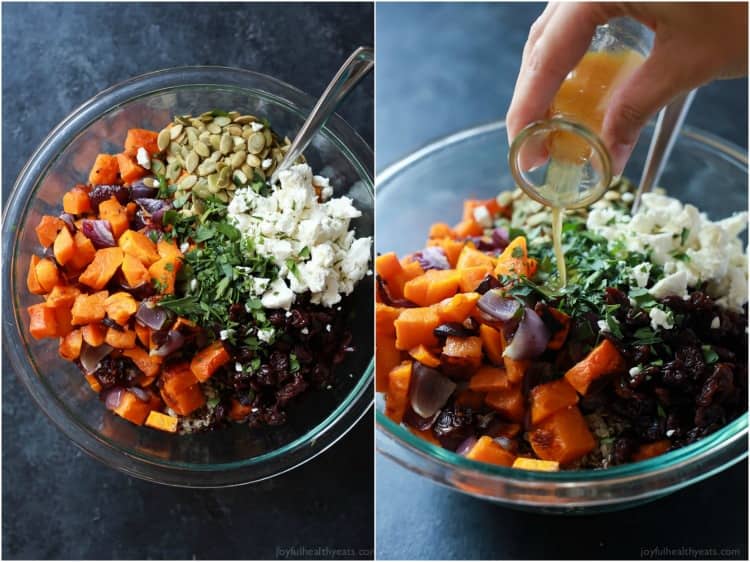 Butternut Squash Quinoa Salad Side Dish