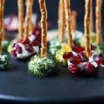 assorted holiday goat cheese balls